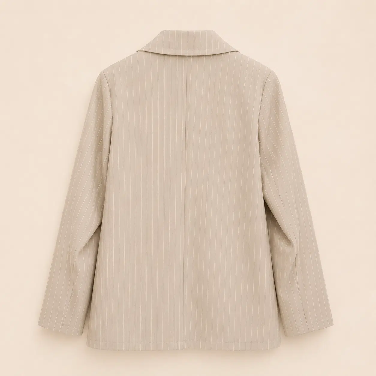 Blazer beige rayé – Zepeline – Image 3