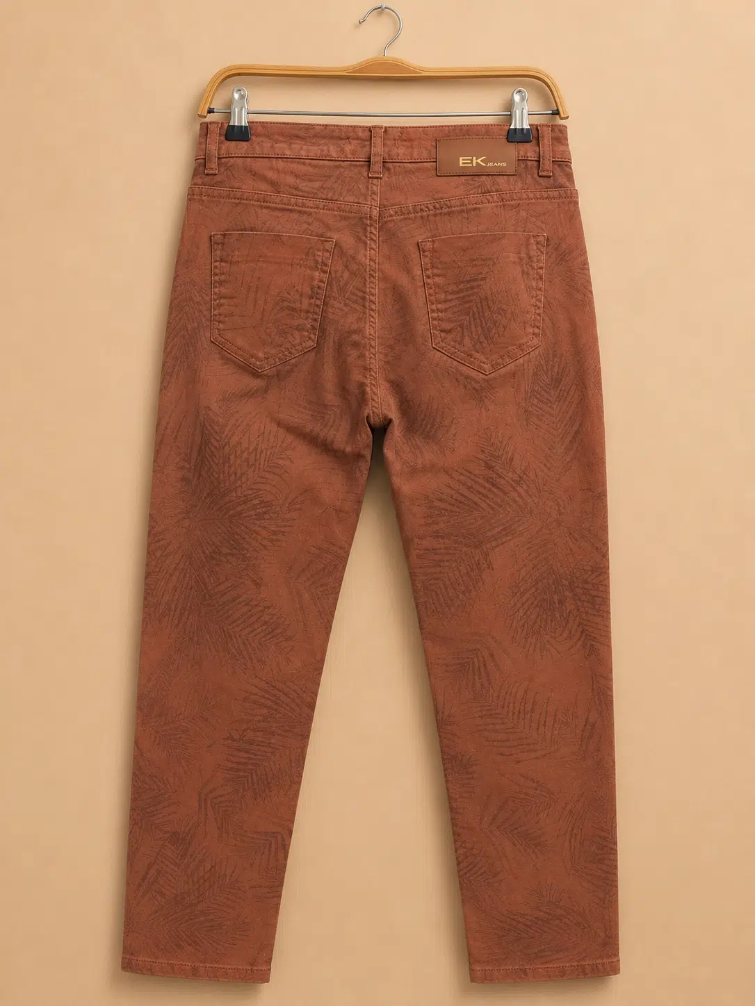 Pantalon skinny imprimé terracotta – Eva Kayan – Image 3