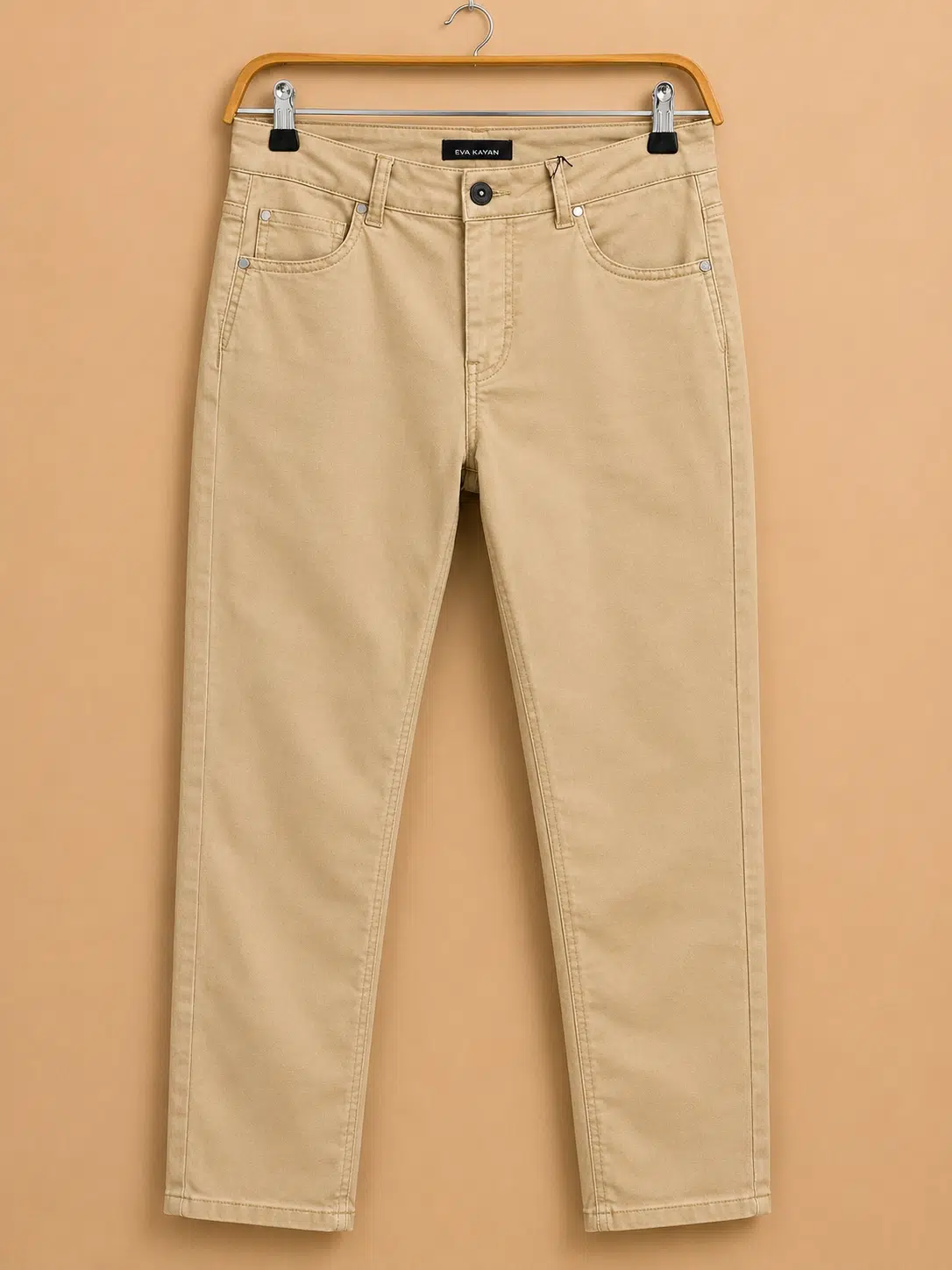Pantalon skinny doré – Eva Kayan