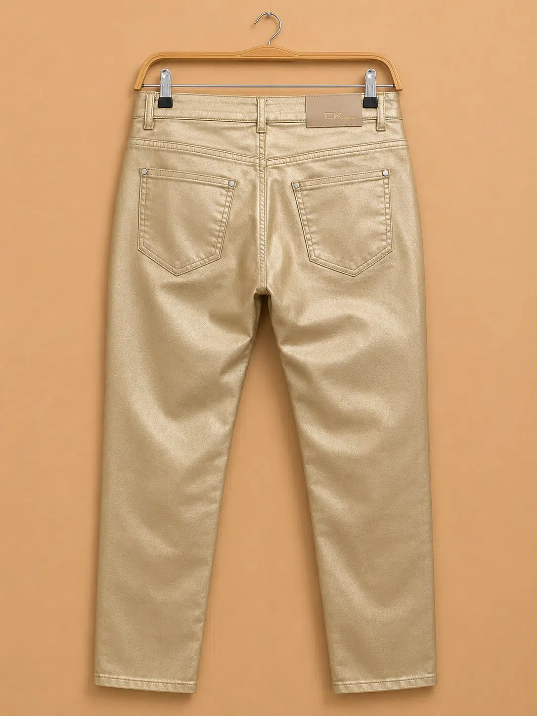 Pantalon skinny doré – Eva Kayan – Image 3