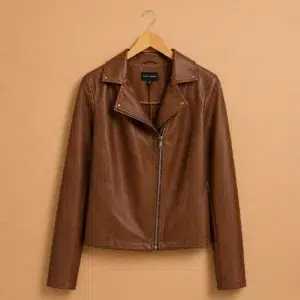 Perfecto effet cuir cannelle – EVA KAYAN