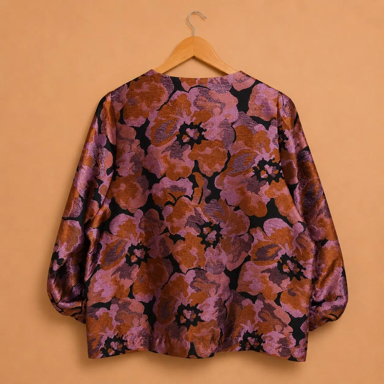 Veste jacquard florale brillante – Geisha – Image 3
