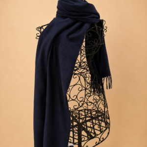 Écharpe unie bleu marine – Prego