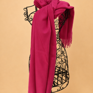 Écharpe unie fuchsia – Zepeline