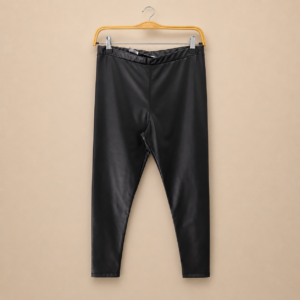Legging noir en similicuir Sherry – New Collection