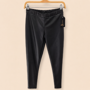 Pantalon noir en similicuir Proto – Sherry