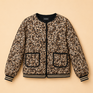 Veste Léo imprimé léopard sans manches – Geisha